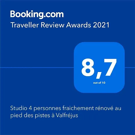 4 Personnes Fraichement Renove Au Pied Des Pistes A * Valfrejus